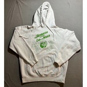 The Hundreds Sweater Adult‎ Medium White Pullover Long Sleeves Hoodie Mens.
